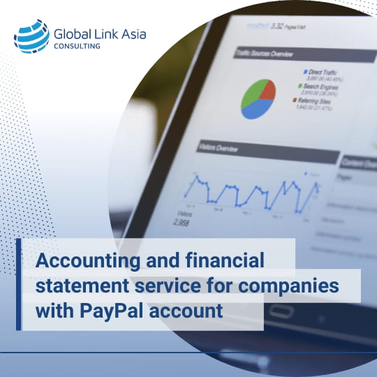 Accounting and financial statement service with PayPal accounts